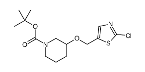 3-(2-Chloro-thiazol-5-ylmethoxy)-piperidine-1-carboxylicacidtert-butylester structure