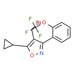 4-(bromomethyl)-5-cyclopropyl-3-(2-(trifluoromethoxy)phenyl)isoxazole picture