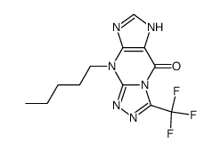 9-pentyl-3-(trifluoromethyl)-6,9-dihydro-5H-[1,2,4]triazolo[4,3-a]purin-5-one Structure