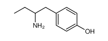 4-(2-Amino-butyl)-phenol结构式