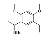 1-(5-ethyl-2,4-dimethoxy-phenyl)-ethylamine结构式