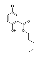 Pentyl 5-bromo-2-hydroxybenzoate Structure