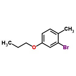 2-Bromo-1-methyl-4-propoxybenzene Structure