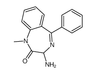 (Z)-tert-butyl 1-methyl-2-oxo-5-phenyl-2,3-dihydro-1H-benzo[e][1,4]diazepin-3-ylcarbamat结构式