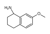 (1S)-7-甲氧基-1,2,3,4-四氢萘-1-基)胺结构式