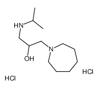 [3-(azepan-1-ium-1-yl)-2-hydroxypropyl]-propan-2-ylazanium,dichloride结构式