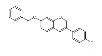 7-benzyloxy-3-(4-methoxyphenyl)isoflavene Structure