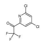 1-(4,6-dichloropyridin-2-yl)-2,2,2-trifluoroethanone结构式