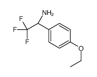 Benzenemethanamine, 4-ethoxy-.alpha.-(trifluoromethyl)-, (.alpha.R)- picture