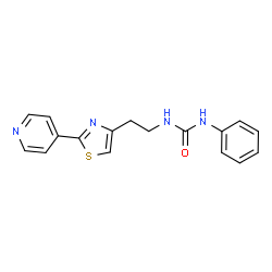 1-phenyl-3-{2-[2-(pyridin-4-yl)-1,3-thiazol-4-yl]ethyl}urea picture