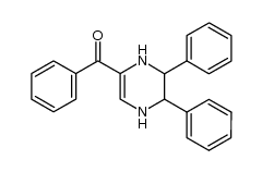 tetrahydro-1,2,3,4 diphenyl-2,3 benzoyl-5 pyrazine结构式