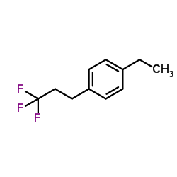 1-Ethyl-4-(3,3,3-trifluoropropyl)benzene结构式