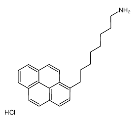 8-pyren-1-yloctan-1-amine,hydrochloride结构式