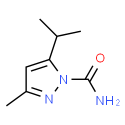 1H-Pyrazole-1-carboxamide,3-methyl-5-(1-methylethyl)-(9CI) picture