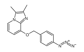 2,3-dimethyl-8-((4-azidophenyl)methoxy)imidazo(1,2-a)pyridine结构式