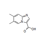 6,7-Dimethylimidazo[1,2-a]pyridine-3-carboxylic Acid Structure