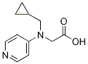 (Cyclopropyl-pyridin-4-ylMethyl-aMino)-acetic acid结构式