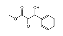 methyl 3-hydroxy-2-oxo-3-phenylpropionate结构式