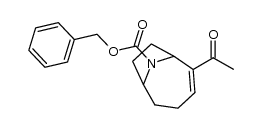 (1R)-2-acetyl-9-(benzyloxycarbonyl)-9-azabicyclo[4.2.1]-2-nonene Structure