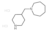 1-(4-Piperidinylmethyl)azepane dihydrochloride结构式