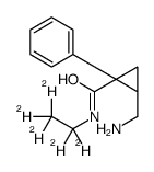 N-Desethyl milnacipran-d5结构式