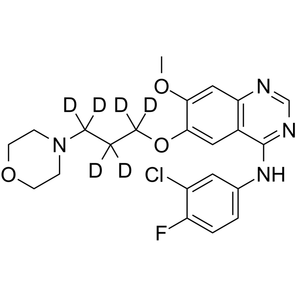 Gefitinib-d6 structure