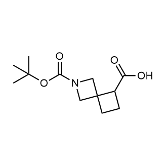 2-(tert-Butoxycarbonyl)-2-azaspiro[3.3]heptane-5-carboxylic acid structure