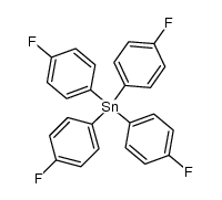 tetrakis(4-fluorophenyl)stannane Structure