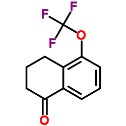 5-(Trifluoromethoxy)-3,4-dihydro-1(2H)-naphthalenone结构式