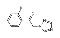 1-(2-溴苯基)-2-(1H-1,2,4-噻唑-1-基)-乙酮结构式