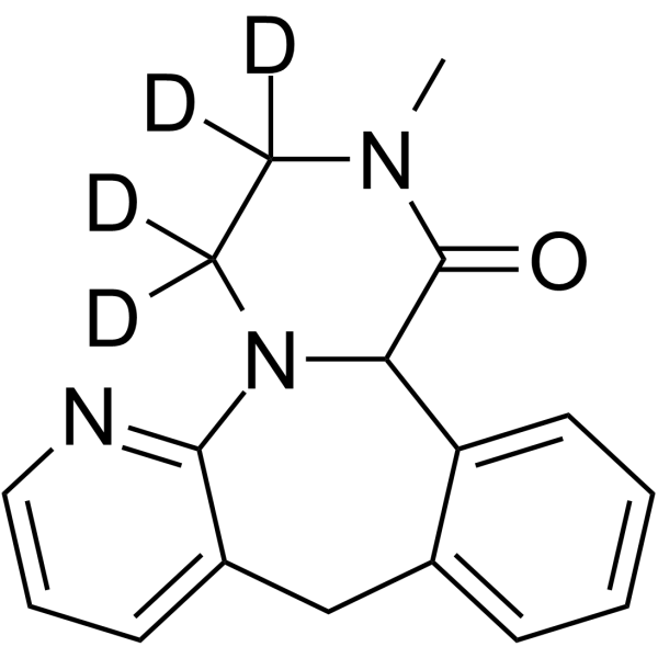 1-Oxo Mirtazapine-d4 (Mirtazapine Impurity C)结构式