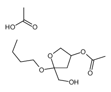 acetic acid,[5-butoxy-5-(hydroxymethyl)oxolan-3-yl] acetate结构式