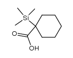 1-(trimethylsilyl)cyclohexanecarboxylic acid结构式