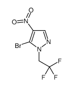 5-Bromo-4-nitro-1-(2,2,2-trifluoroethyl)-1H-pyrazole Structure