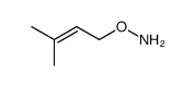 O-(3-Methyl-but-2-enyl)-hydroxylamine结构式