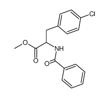 methyl (N-benzoyl)-4'-chlorophenylalaninate结构式