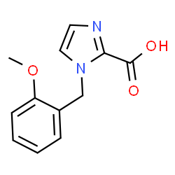 1-(2-Methoxybenzyl)-1H-imidazole-2-carboxylic acid structure