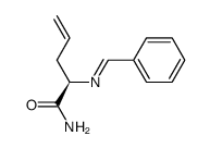 (R)-2-(benzylideneamino)pent-4-enamide结构式