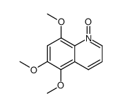 5,6,8-trimethoxyquinoline N-oxide Structure