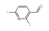 2,6-二氟吡啶-3-甲醛结构式