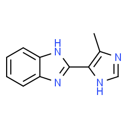 1H-Benzimidazole,2-(5-methyl-1H-imidazol-4-yl)-(9CI)结构式