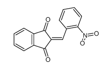 2-(2-nitrobenzylidene)indan-1,3-dione Structure