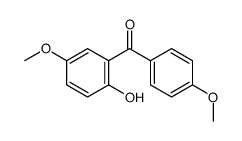 (2-hydroxy-5-methoxyphenyl)-(4-methoxyphenyl)methanone Structure