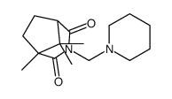 5,8,8-trimethyl-3-(piperidin-1-ylmethyl)-3-azabicyclo[3.2.1]octane-2,4-dione Structure