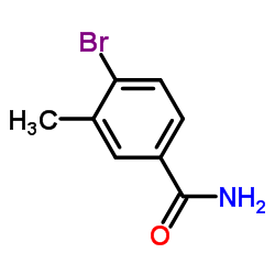 4-Bromo-3-methylbenzamide Structure