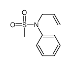 N-phenyl-N-prop-2-enylmethanesulfonamide结构式