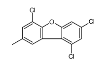 1,3,6-trichloro-8-methyldibenzofuran Structure