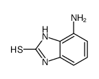 2-Benzimidazolethiol,4-amino-(8CI) structure