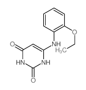 6-[(2-ethoxyphenyl)amino]-1H-pyrimidine-2,4-dione Structure