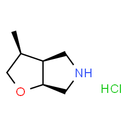 Racemic-(3S,3aS,6aS)-3-methylhexahydro-2H-furo[2,3-c]pyrrole hydrochloride picture